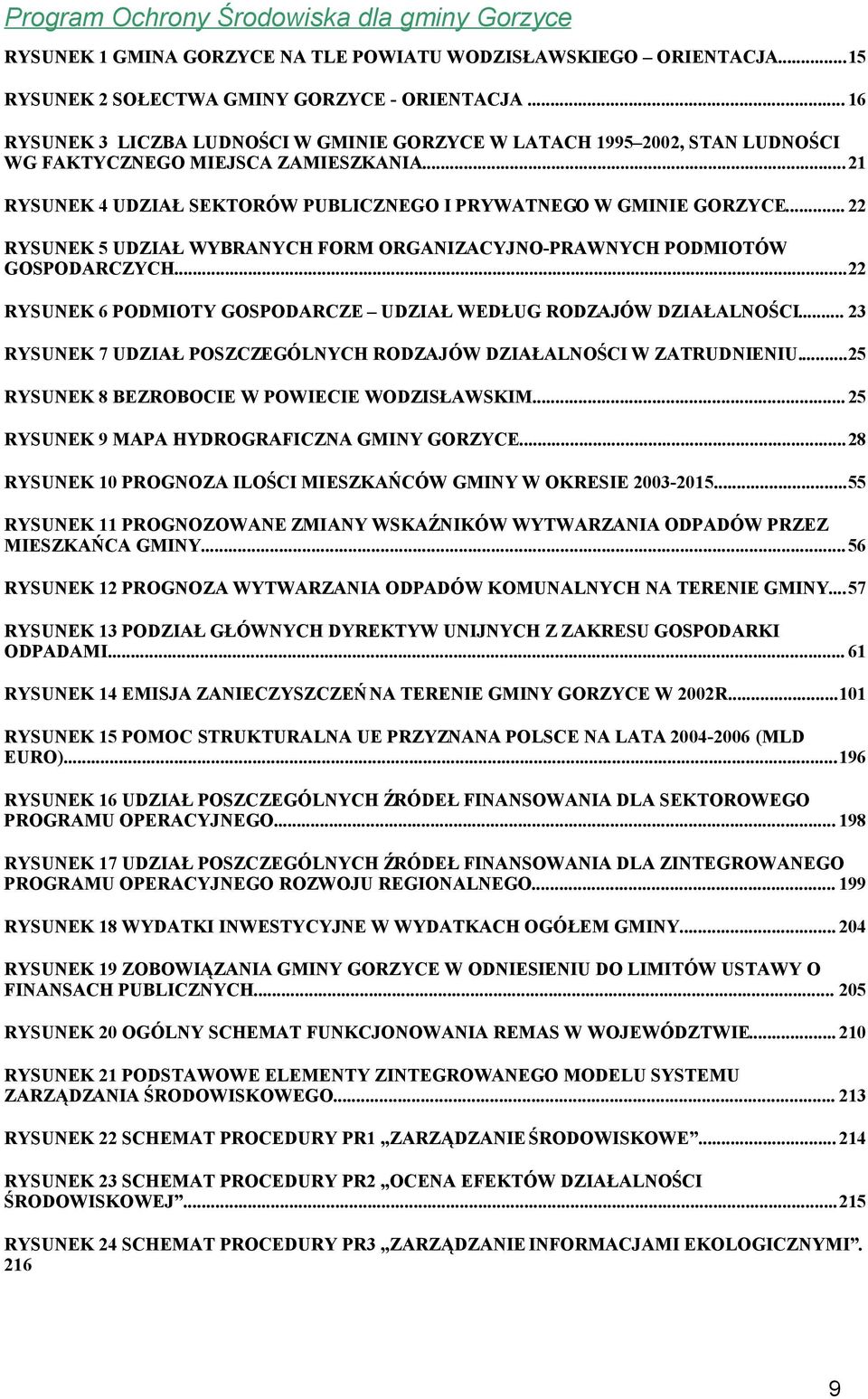 .. 22 RYSUNEK 5 UDZIAŁ WYBRANYCH FORM ORGANIZACYJNO-PRAWNYCH PODMIOTÓW GOSPODARCZYCH...22 RYSUNEK 6 PODMIOTY GOSPODARCZE UDZIAŁ WEDŁUG RODZAJÓW DZIAŁALNOŚCI.