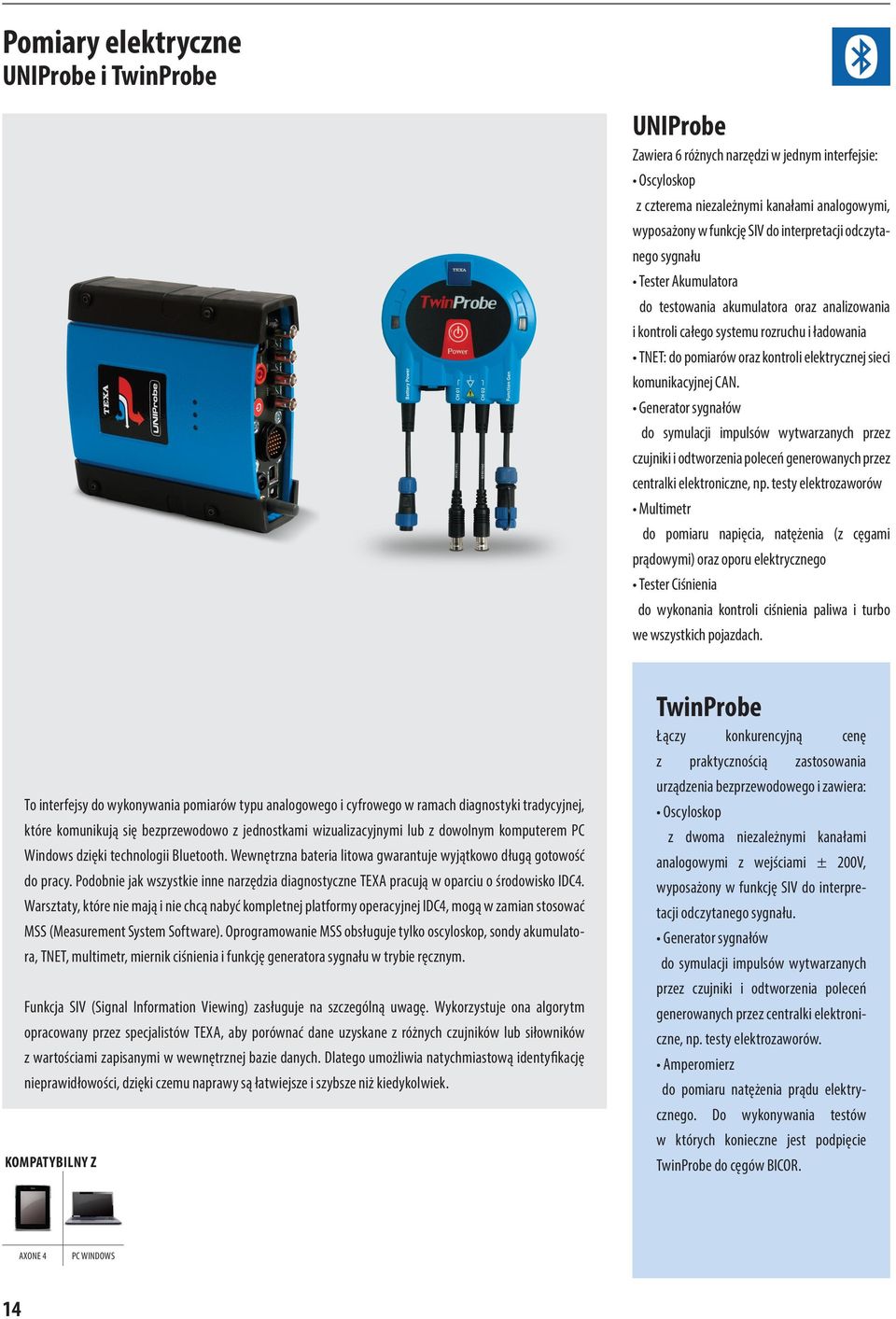 Generator sygnałów do symulacji impulsów wytwarzanych przez czujniki i odtworzenia poleceń generowanych przez centralki elektroniczne, np.