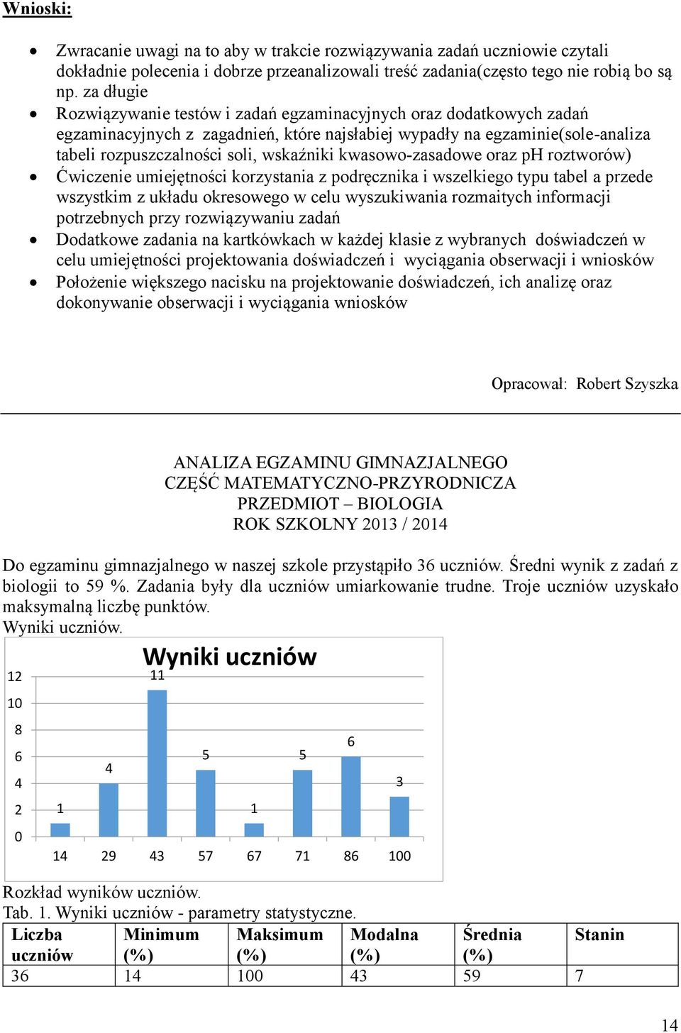 kwasowo-zasadowe oraz ph roztworów) Ćwiczenie umiejętności korzystania z podręcznika i wszelkiego typu tabel a przede wszystkim z układu okresowego w celu wyszukiwania rozmaitych informacji