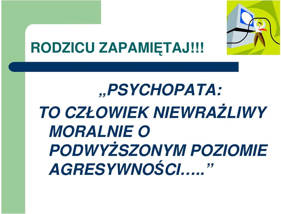 NIEWRAŻLIWY MORALNIE O