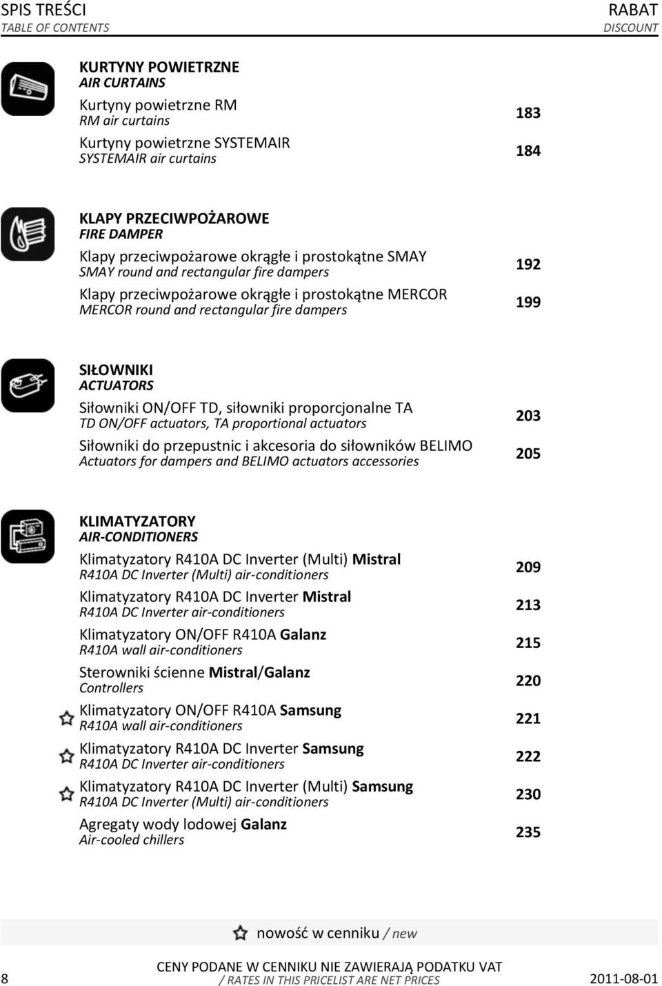 199 SIŁOWNIKI ACTUATORS Siłowniki ON/OFF TD, siłowniki proporcjonalne TA TD ON/OFF actuators, TA proportional actuators Siłowniki do przepustnic i akcesoria do siłowników BELIMO Actuators for dampers