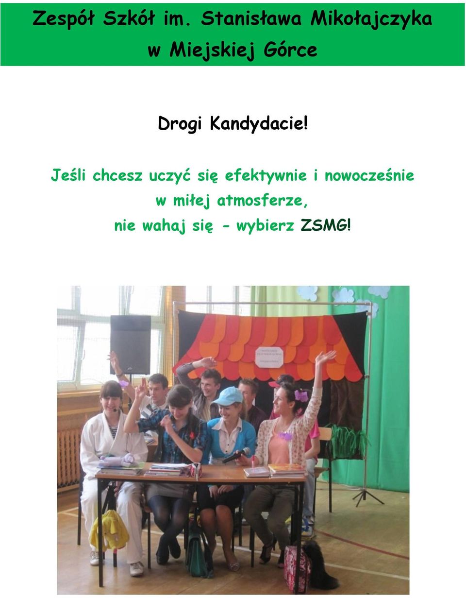 Drogi Kandydacie!