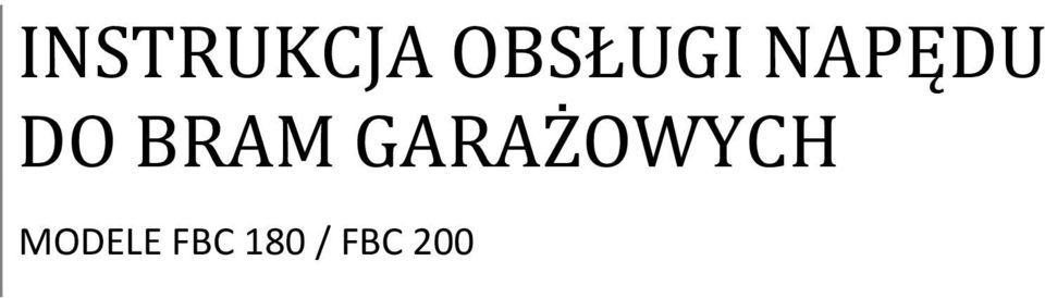 BRAM GARAŻOWYCH