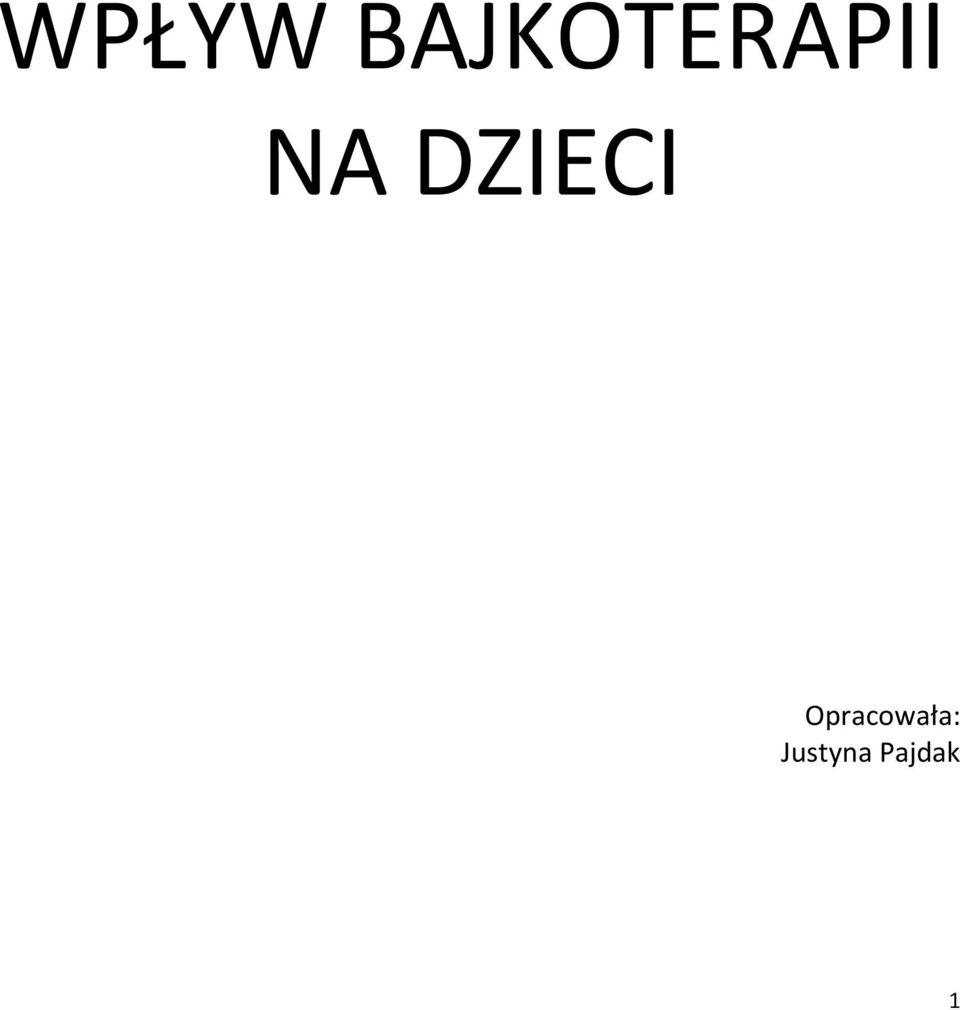 NA DZIECI