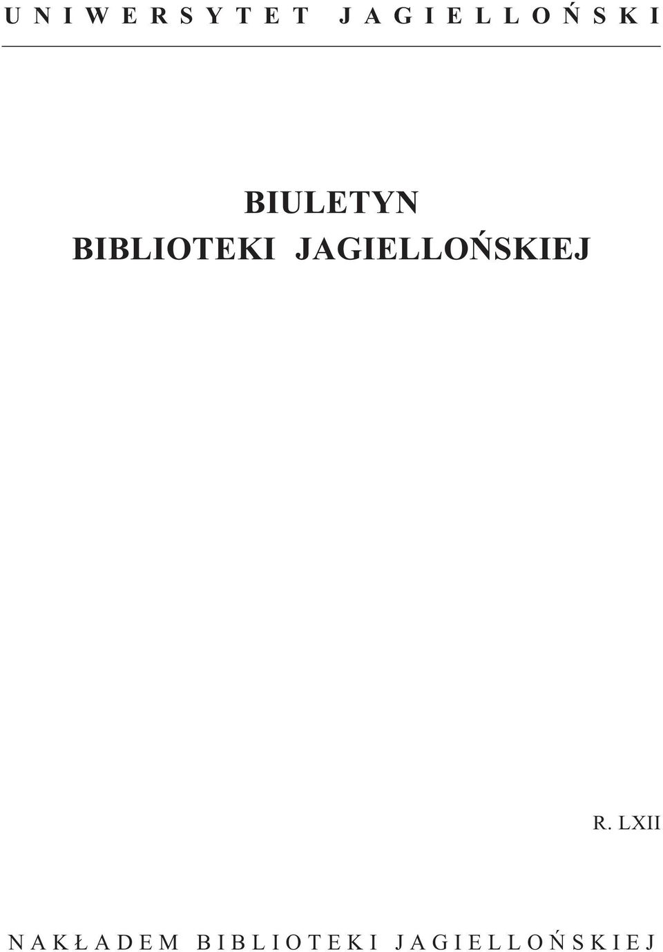 JAGIELLOÑSKIEJ R.