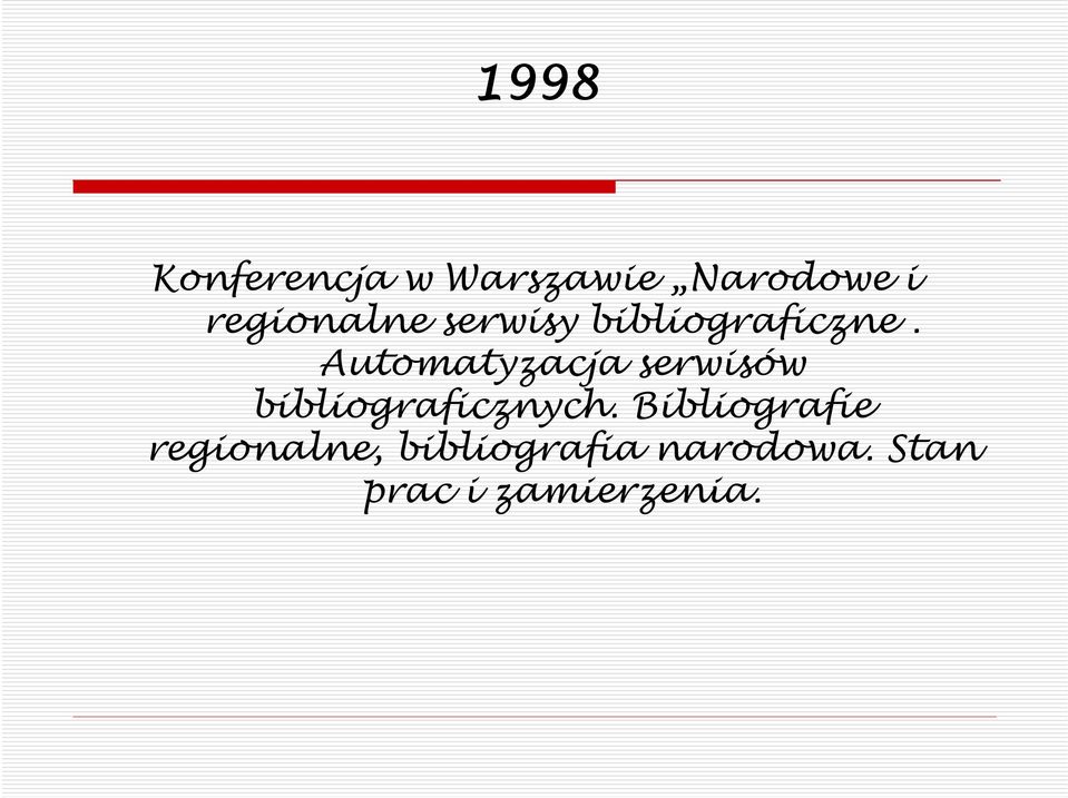 Automatyzacja serwisów bibliograficznych.