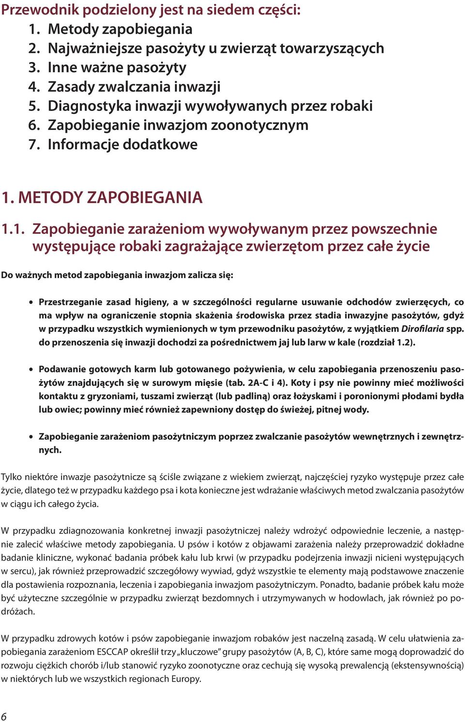 METODY ZAPOBIEGANIA 1.