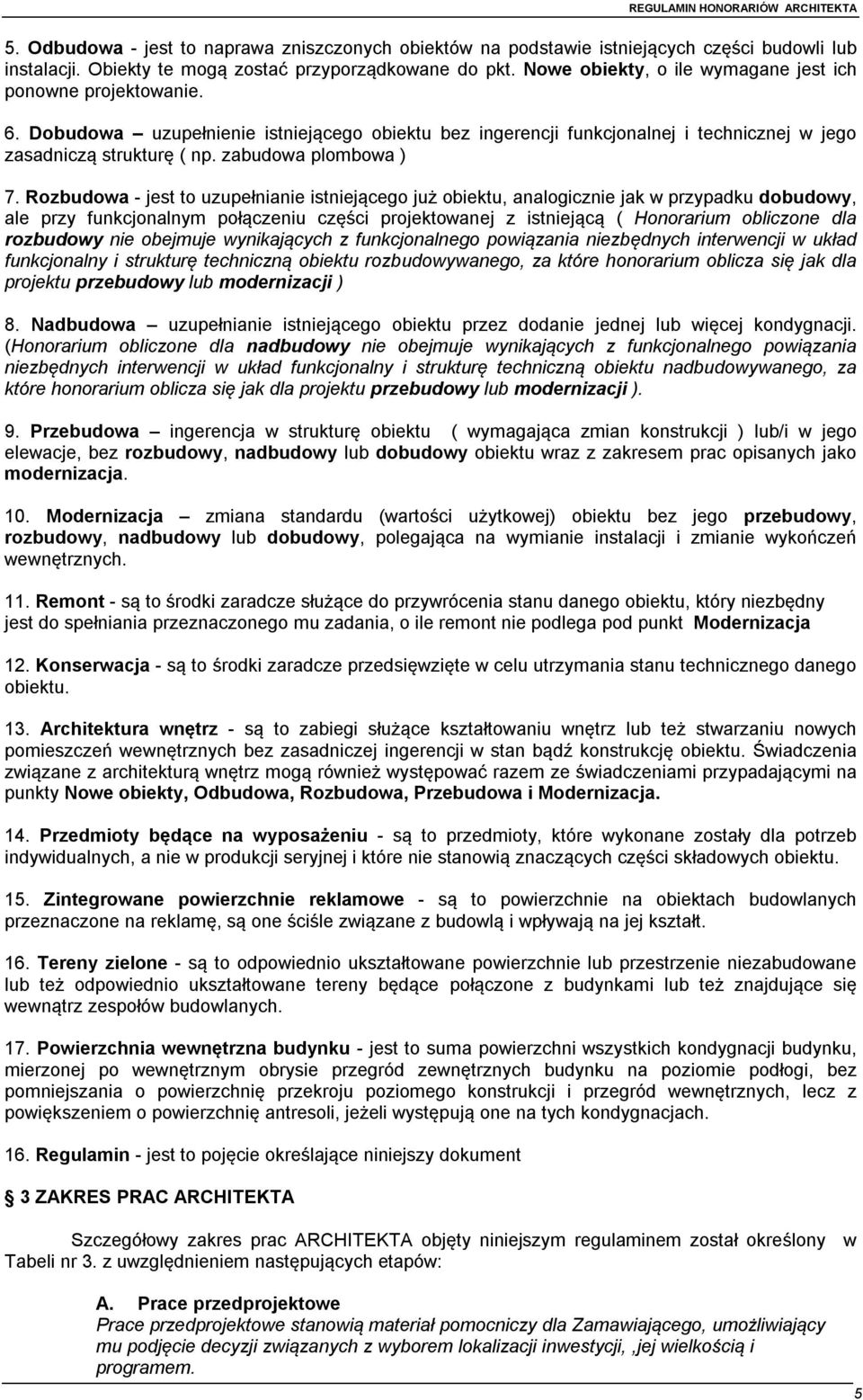 zabudowa plombowa ) 7.