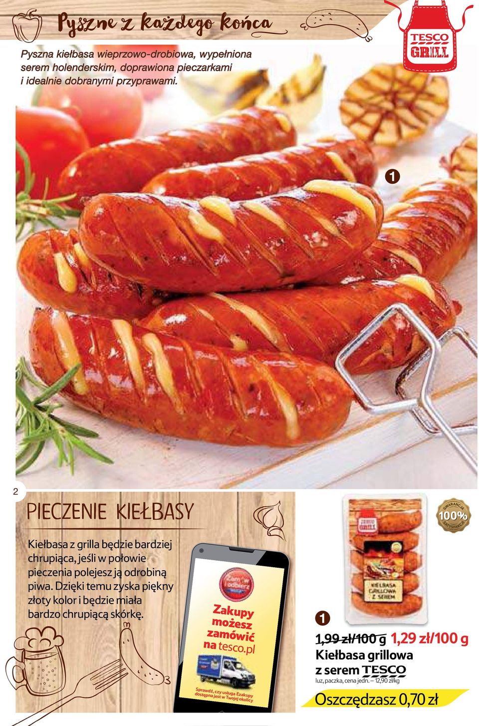 Dzięki temu zyska piękny złoty kolor i będzie miała bardzo chrupiącą skórkę. Zakupy możesz zamówić na tesco.