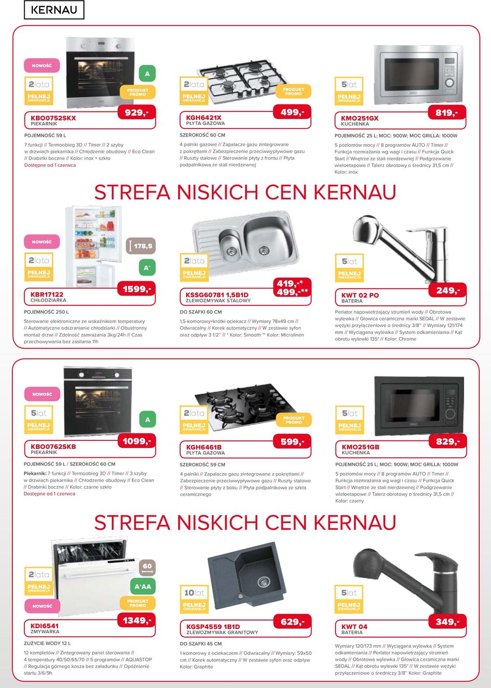 Sterowne płyty z frontu // Płyt podplnkow ze stl nerdzewnej Pojemność 25 l; Moc: 900W; MOc grll: 1000W 5 pozomów mocy // 8 progrmów AUTO // Tmer // Funkcj rozmrżn wg wg czsu // Funkcj Quck Strt //