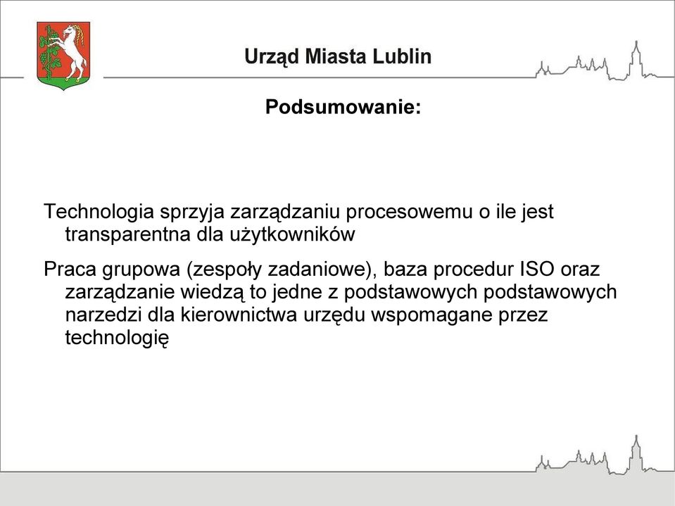 baza procedur ISO oraz zarządzanie wiedzą to jedne z podstawowych