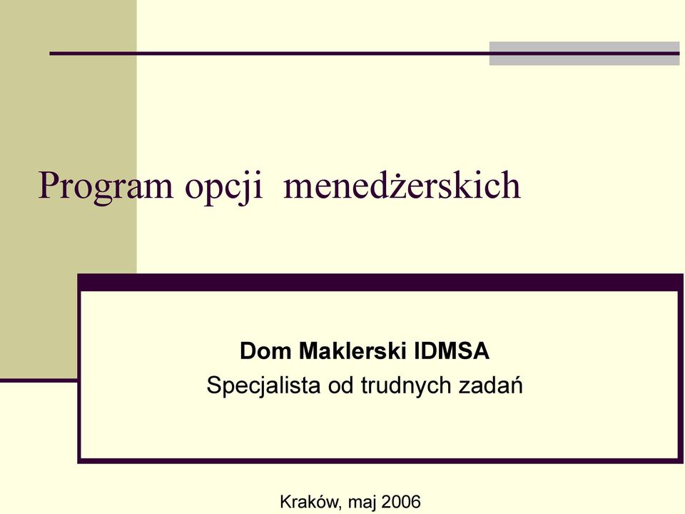 Maklerski IDMSA
