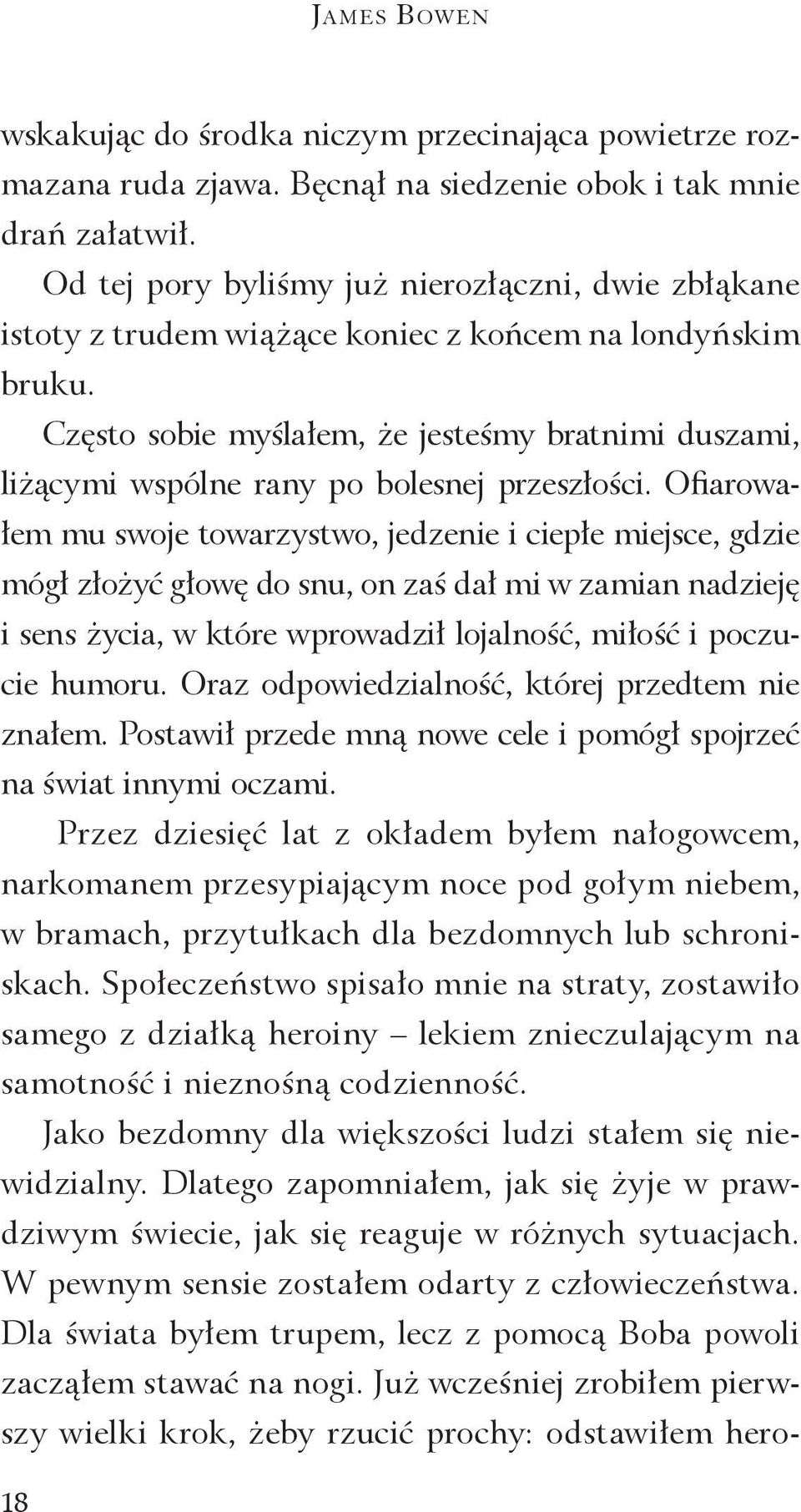 Często sobie myślałem, że jesteśmy bratnimi duszami, liżącymi wspólne rany po bolesnej przeszłości.