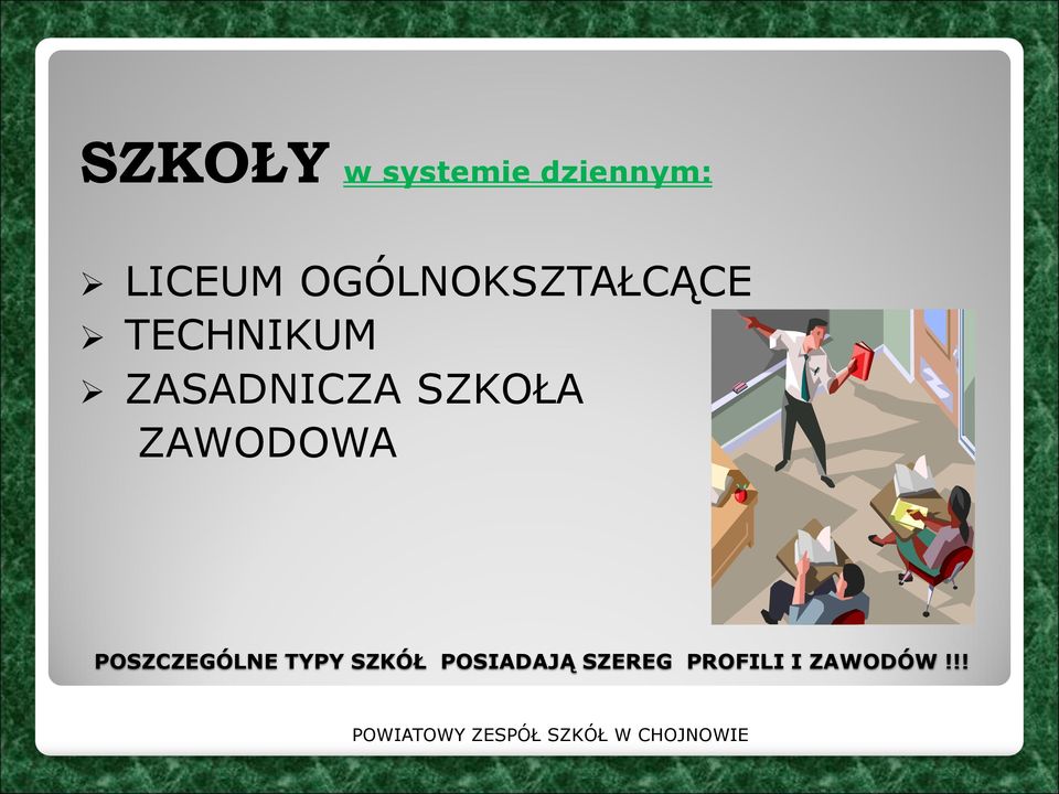 SZKOŁA ZAWODOWA POSZCZEGÓLNE TYPY