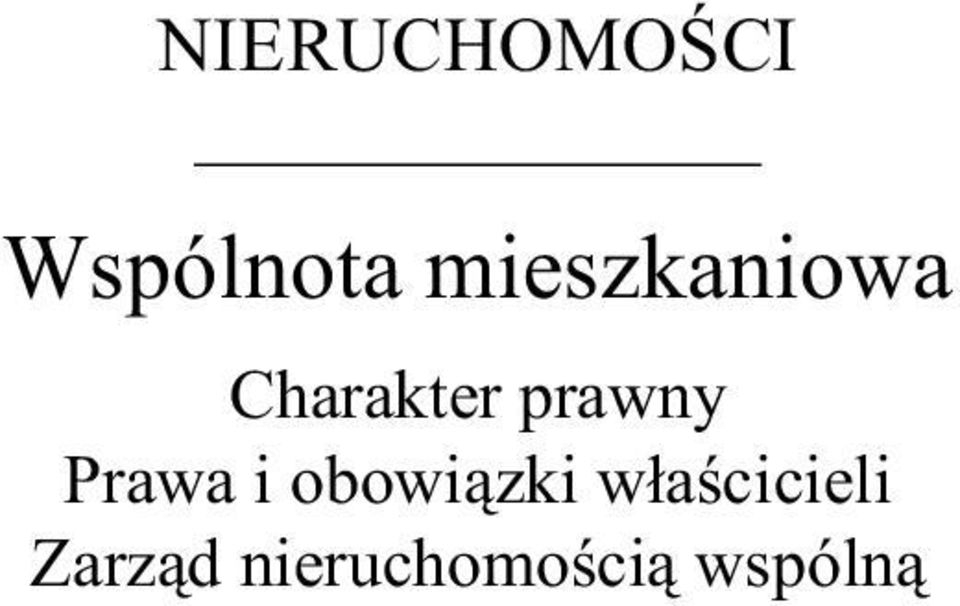 prawny Prawa i obowi¹zki