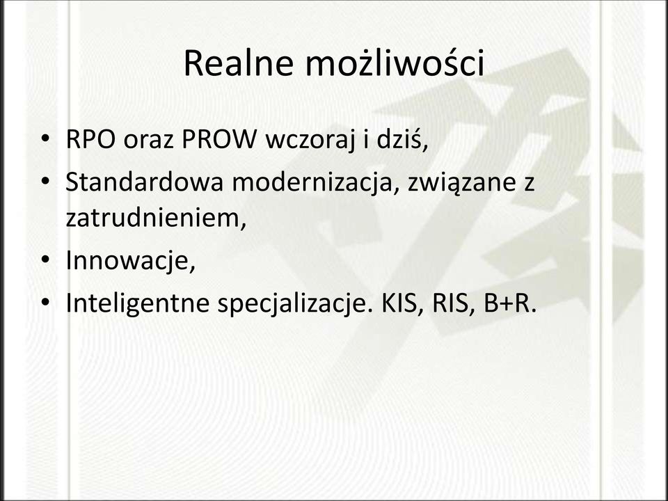 modernizacja, związane z