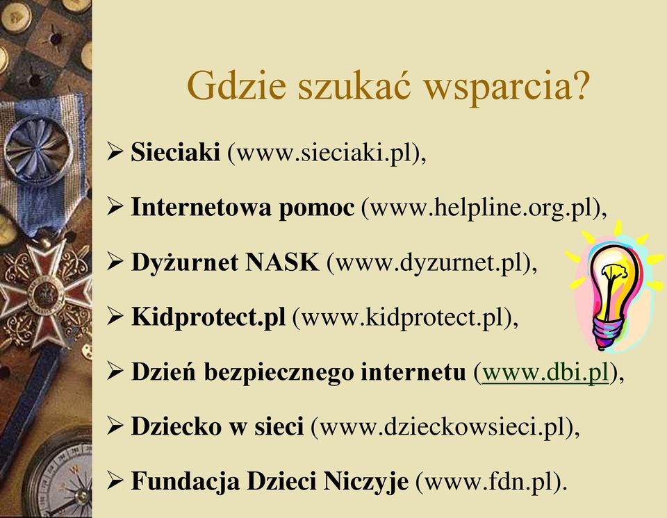 dyzurnet.pl), Kidprotect.pl (www.kidprotect.