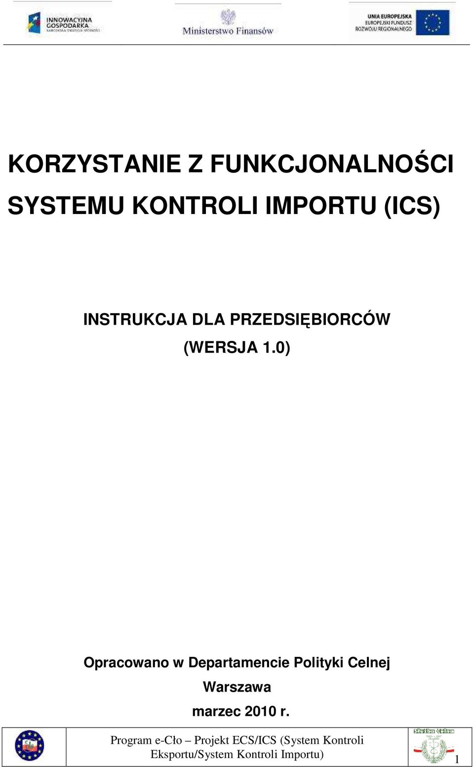 PRZEDSIĘBIORCÓW (WERSJA 1.