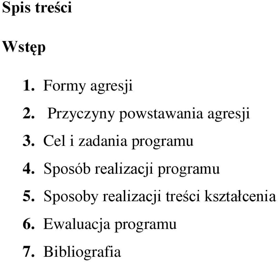 Cel i zadania programu 4.