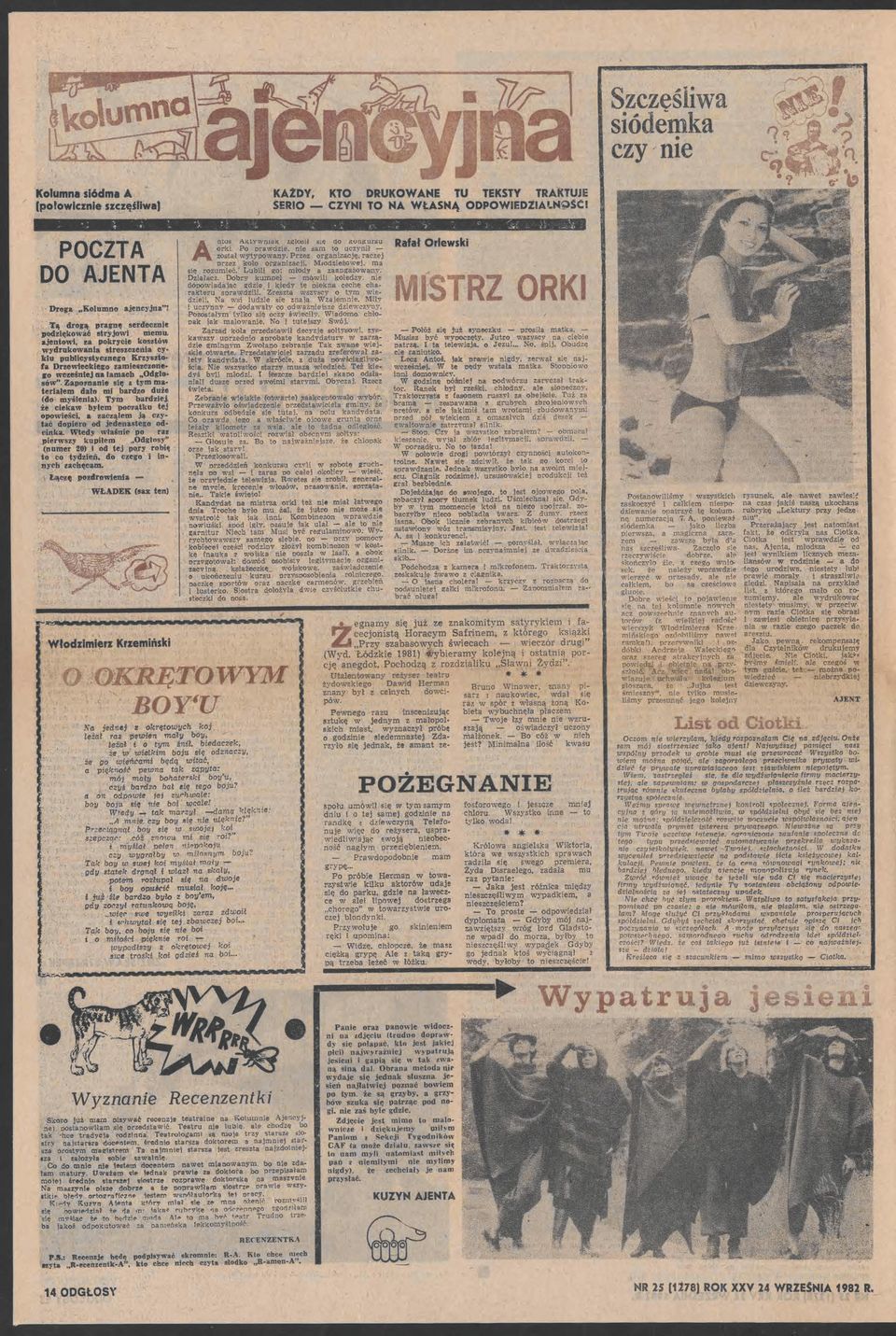jedestego odra cnka Wted:y łaśne po,,odgłosy" pers:y kupłem (numer 20) od tej pory robt: to co tydeń, do cugo nnych achęcam Łącę poclroenla clron podękoać WŁADEK (su: ten) KTO DRUKOWAME TU TEKSTY