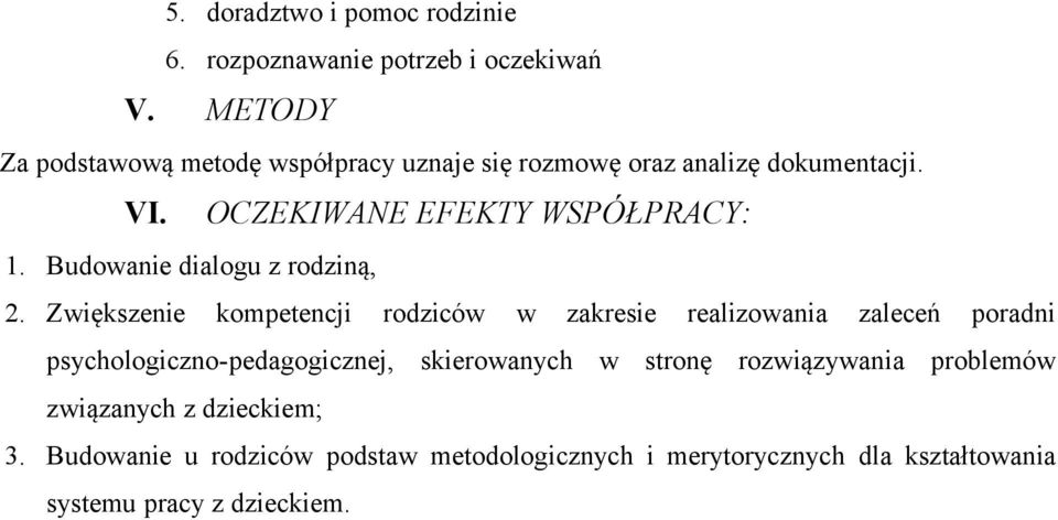 Budowanie dialogu z rodziną, 2.
