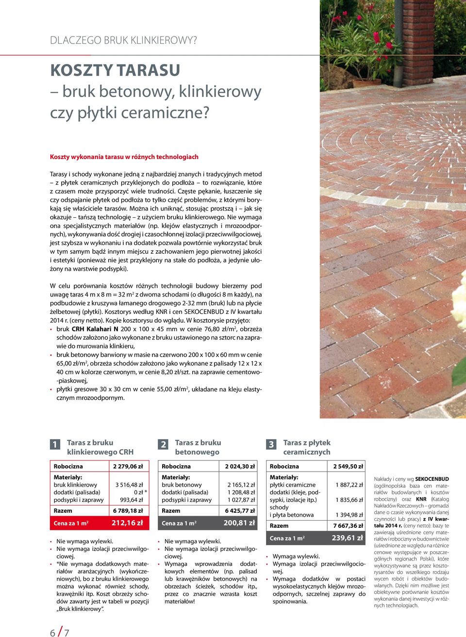 czasem może przysporzyć wiele trudności. Częste pękanie, łusz czenie się czy odspajanie płytek od podłoża to tylko część problemów, z którymi borykają się właściciele tarasów.