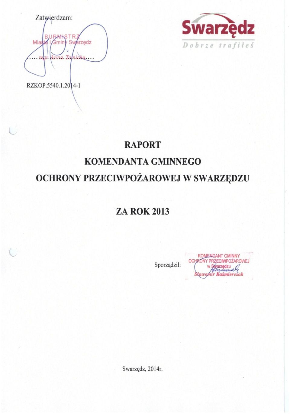 OCHRONY PRZECIWPOŻAROWEJ W
