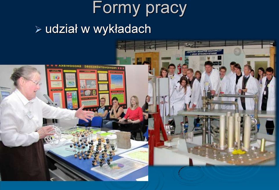 udział w