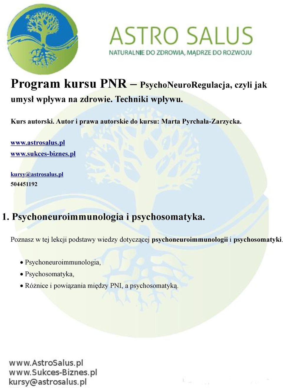 pl 504451192 1. Psychoneuroimmunologia i psychosomatyka.