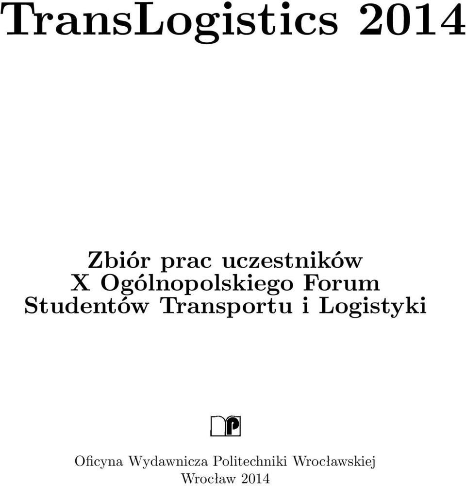 Studentów Transportu i Logistyki