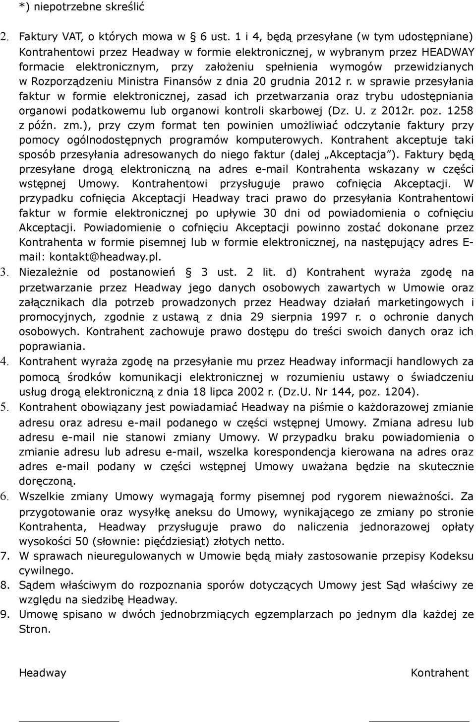 Rozporządzeniu Ministra Finansów z dnia 20 grudnia 2012 r.
