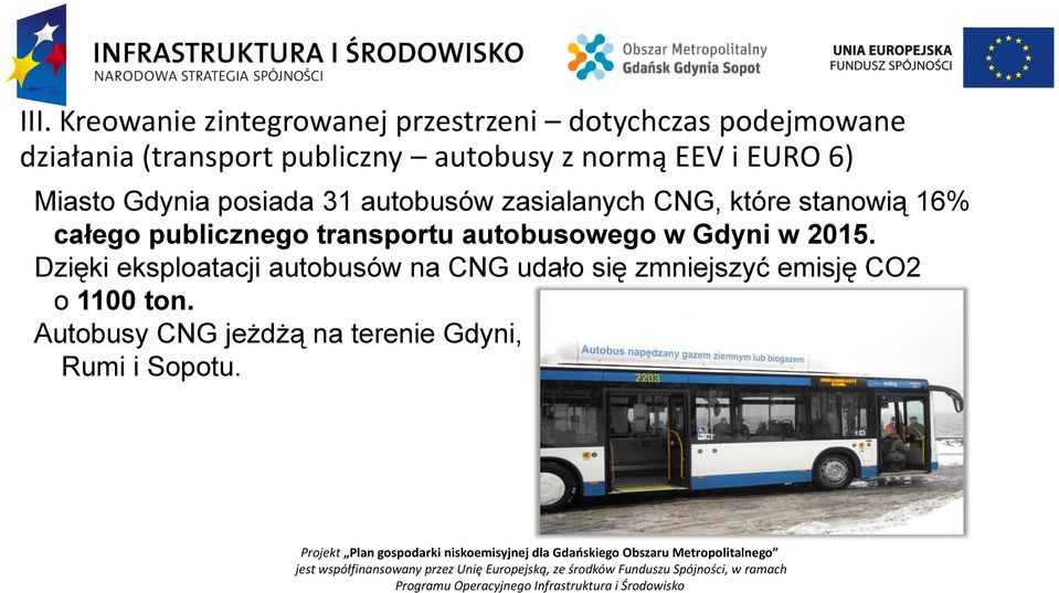16% całego publicznego transportu autobusowego w Gdyni w 2015.