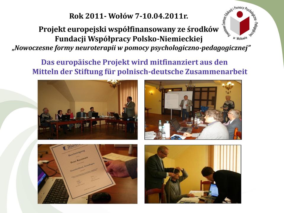 Polsko-Niemieckiej Nowoczesne formy neuroterapii w pomocy