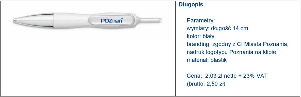 klipie materiał: plastik Cena: