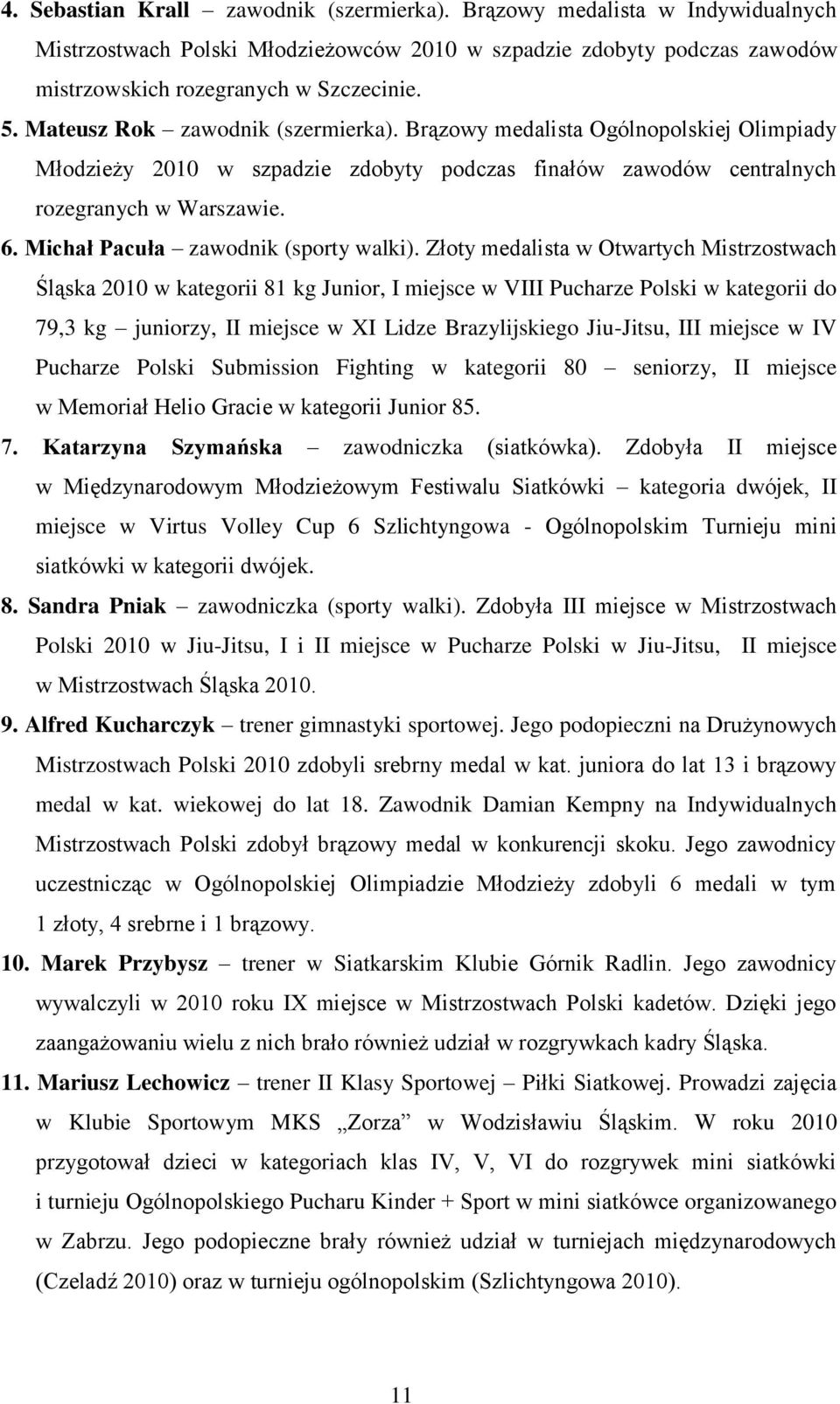 Michał Pacuła zawodnik (sporty walki).
