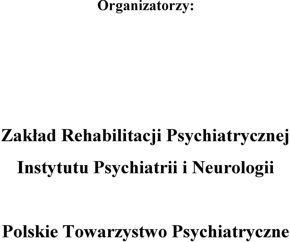 Instytutu Psychiatrii i