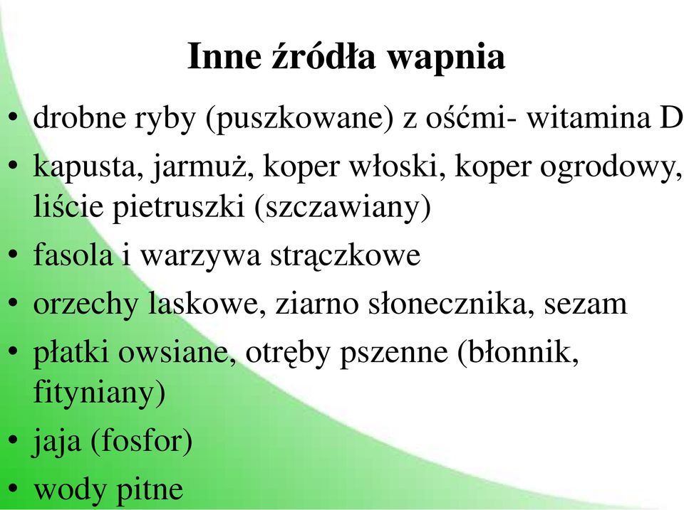 fasola i warzywa strączkowe orzechy laskowe, ziarno słonecznika, sezam