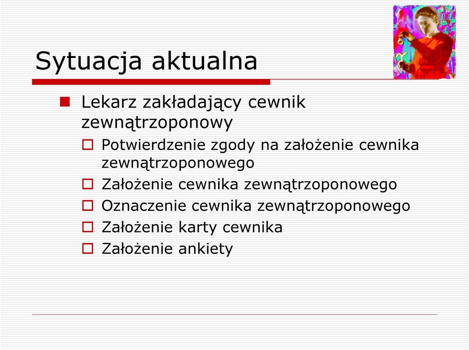 zewnątrzoponowego Założenie cewnika zewnątrzoponowego