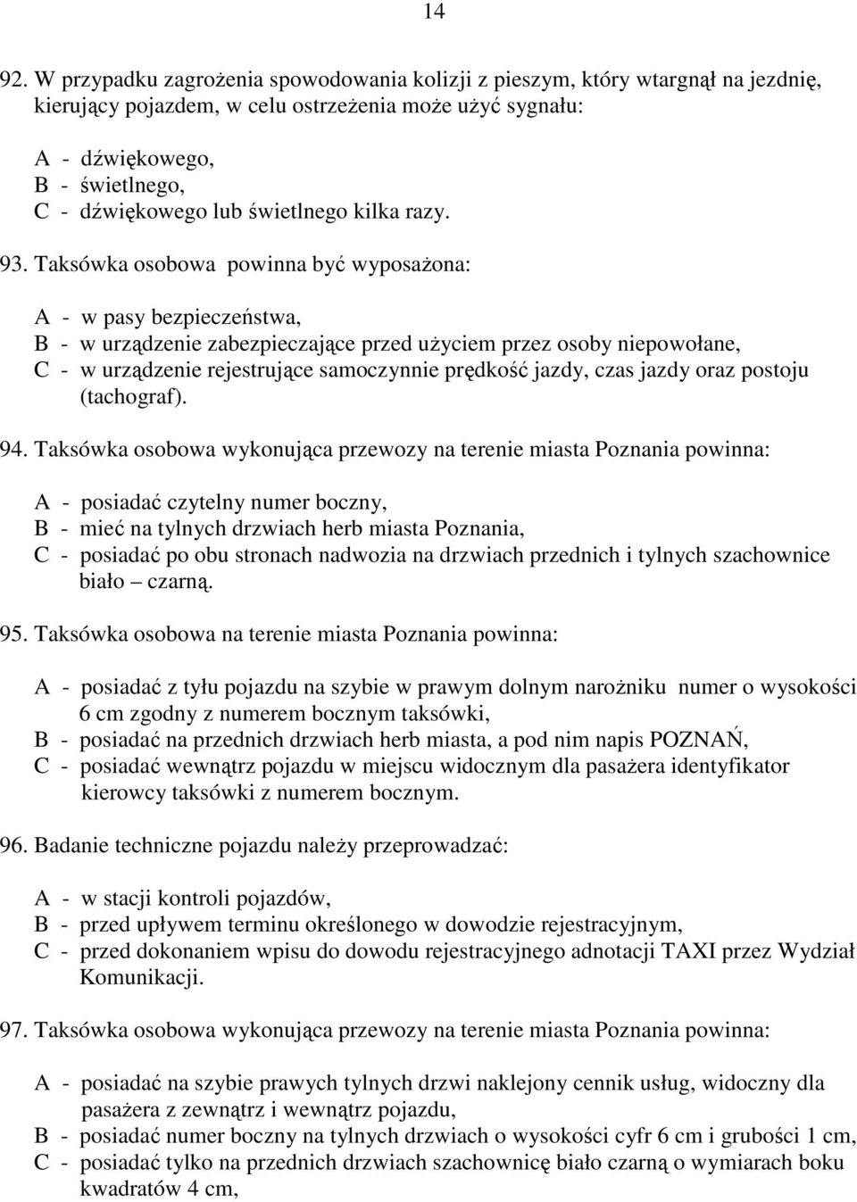 świetlnego kilka razy. 93.