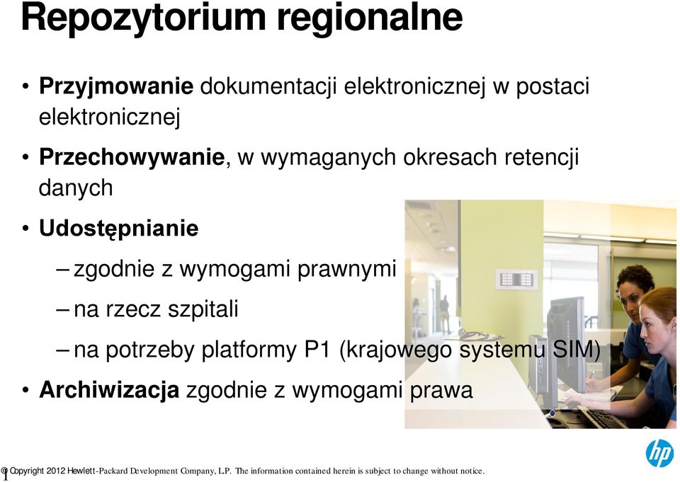 danych Udostępnianie zgodnie z wymogami prawnymi na rzecz szpitali na