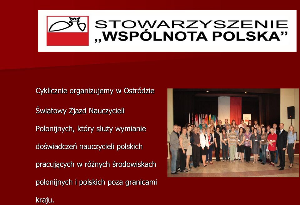 doświadczeń nauczycieli polskich pracujących w