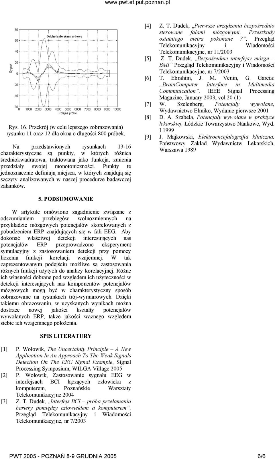 Punkty te jednoznacznie definiują miejsca, w których znajdują się szczyty analizowanych w naszej procedurze badawczej załamków. [4] Z. T.