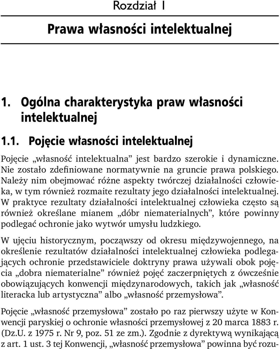 Należy nim obejmować różne aspekty twórczej działalności człowieka, w tym również rozmaite rezultaty jego działalności intelektualnej.