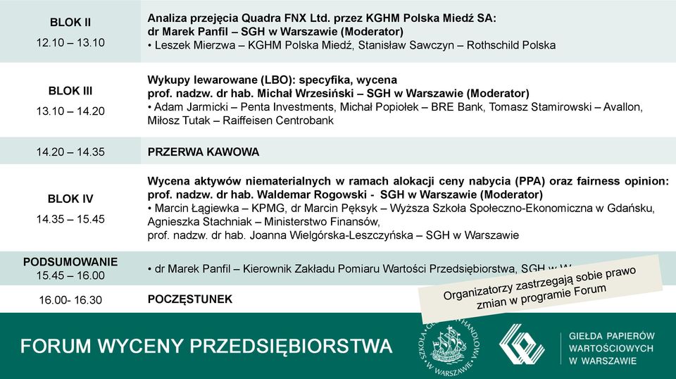 20 Wykupy lewarowane (LBO): specyfika, wycena prof. nadzw. dr hab.