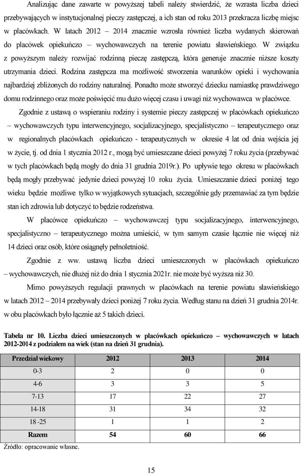 W związku z powyższym należy rozwijać rodzinną pieczę zastępczą, która generuje znacznie niższe koszty utrzymania dzieci.