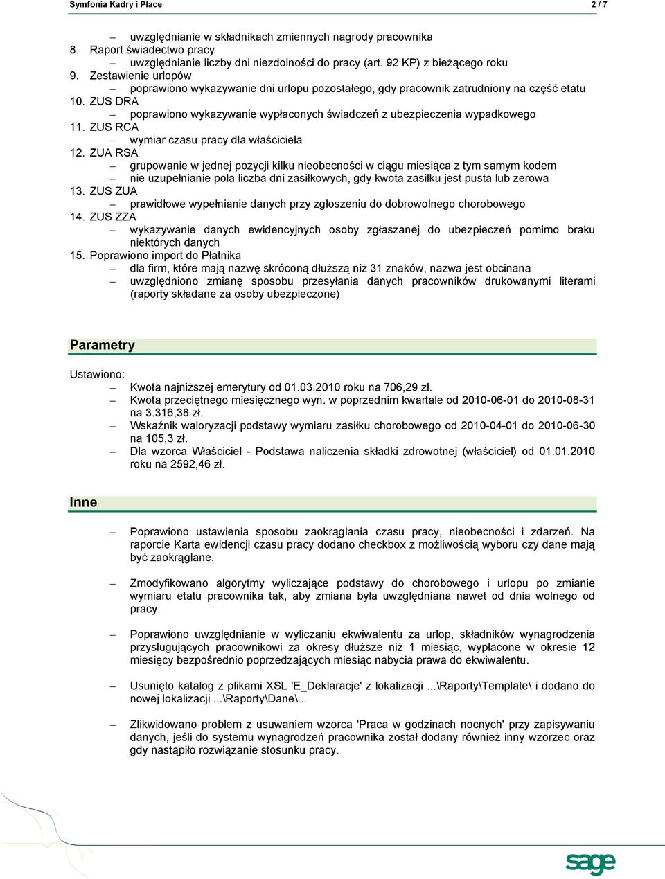 ZUS RCA wymiar czasu pracy dla właściciela 12.