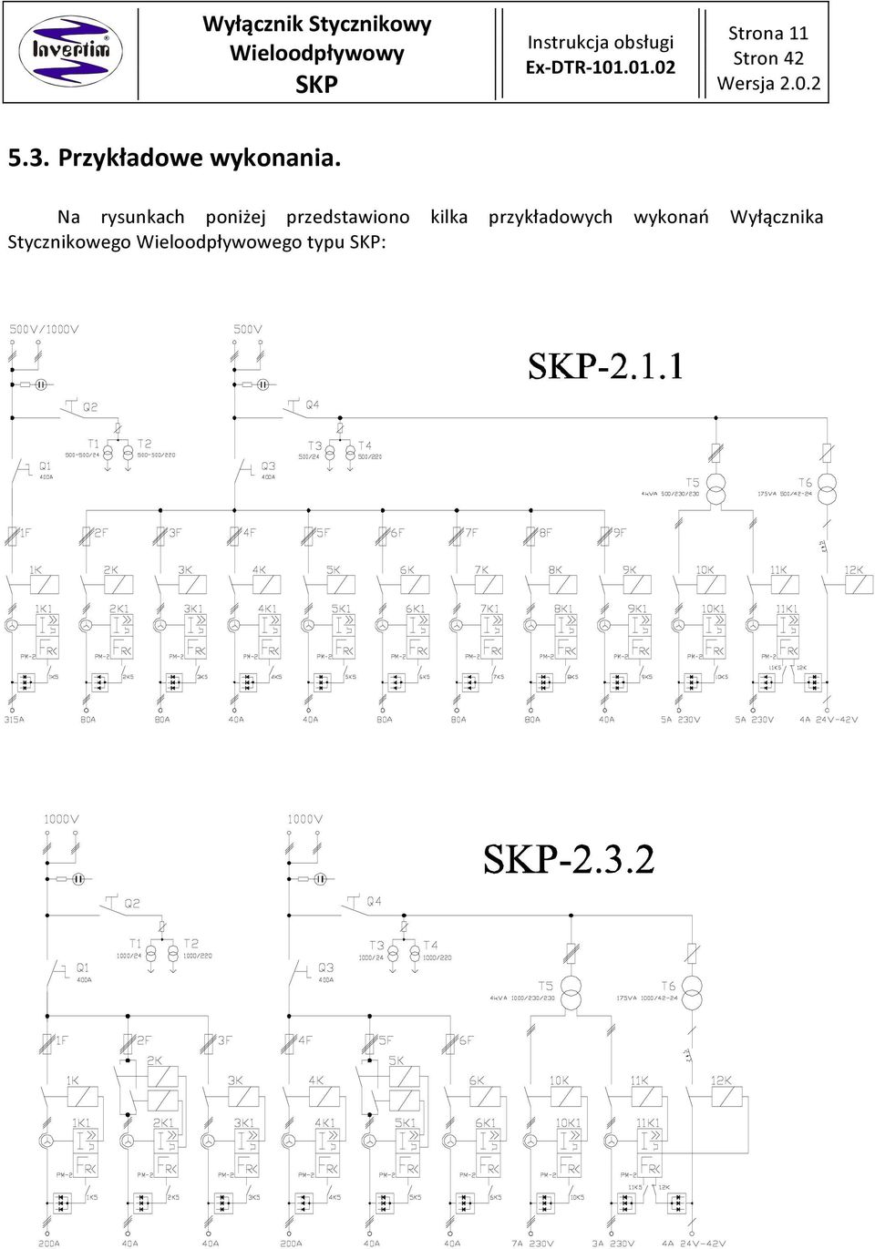 kilka przykładowych wykonań