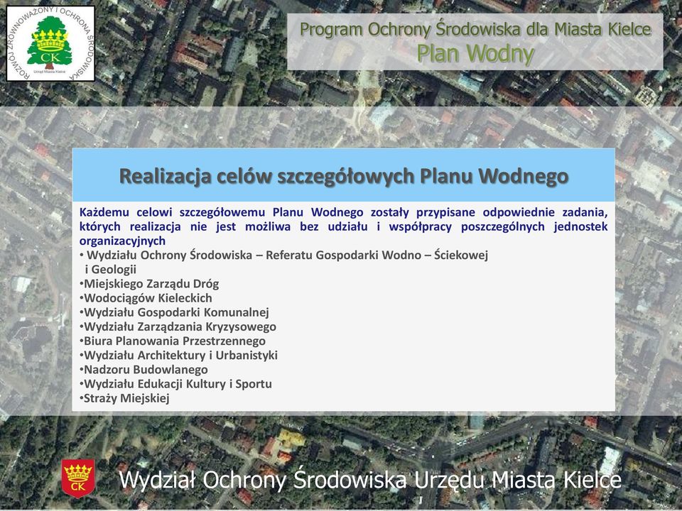 Gospodarki Wodno Ściekowej i Geologii Miejskiego Zarządu Dróg Wodociągów Kieleckich Wydziału Gospodarki Komunalnej Wydziału Zarządzania