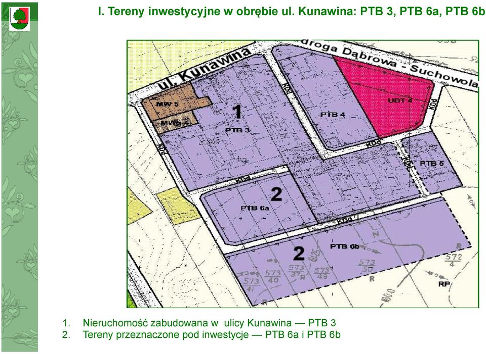 Nieruchomość zabudowana w ulicy Kunawina