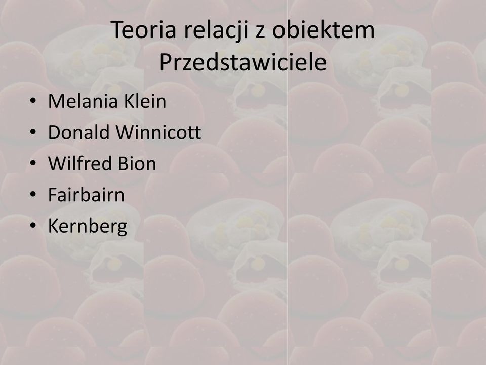 Klein Donald Winnicott